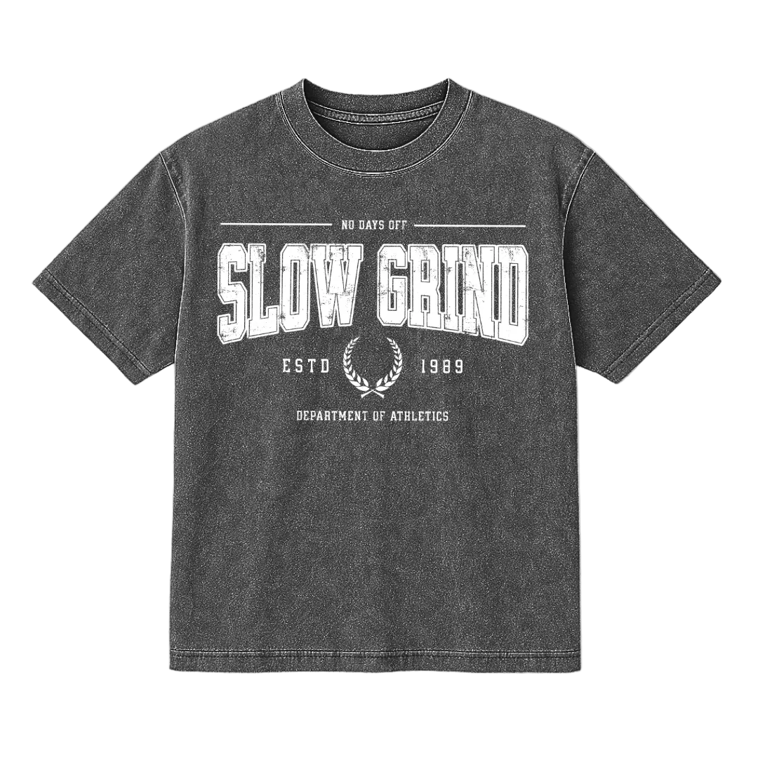 Slow Grind - Department Of Athletics - Mineral Wash T-Shirt