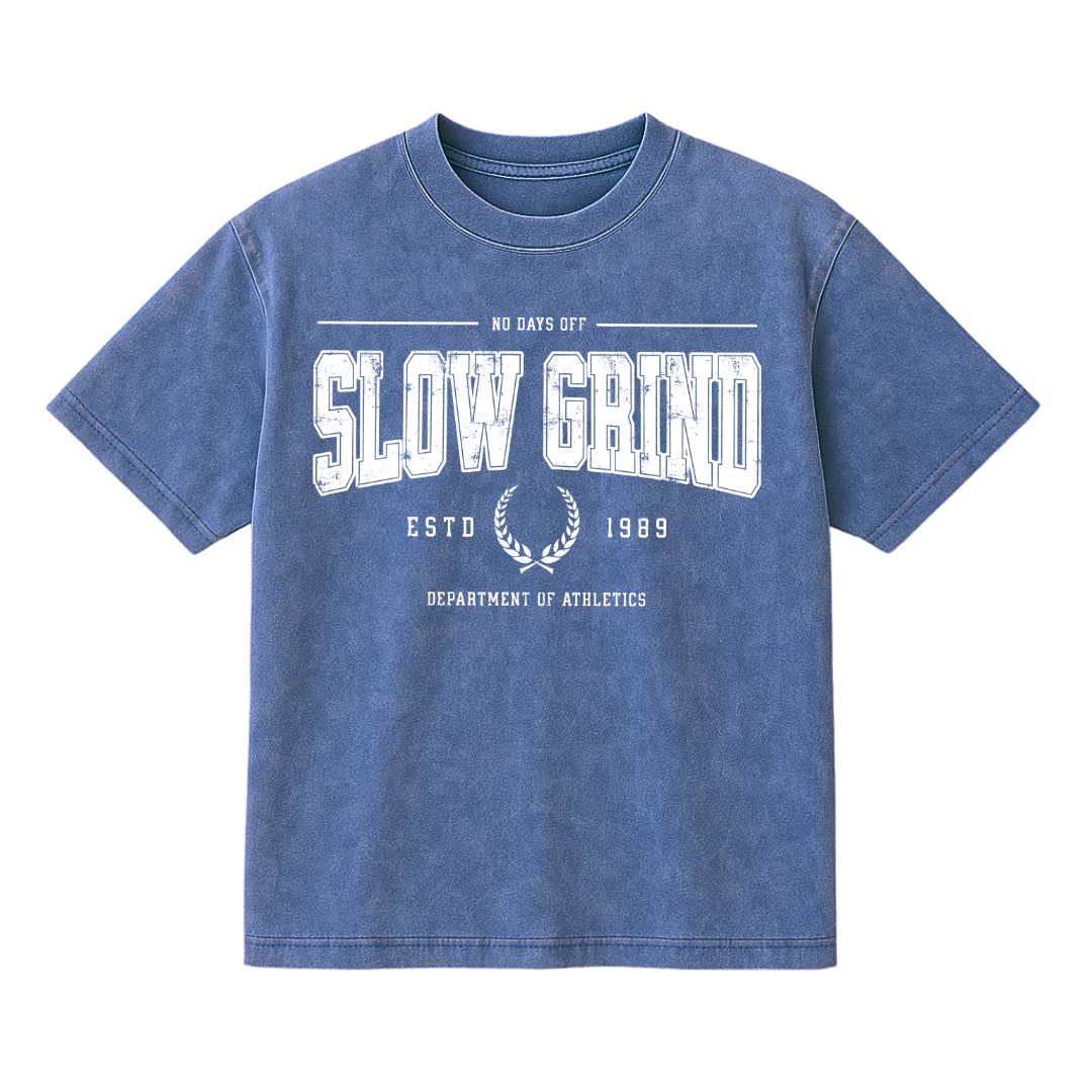 Slow Grind - Department Of Athletics - Mineral Wash T-Shirt