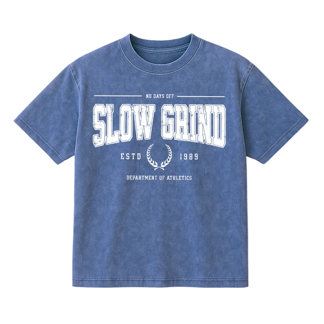 Slow Grind - Department Of Athletics - Mineral Wash T-Shirt
