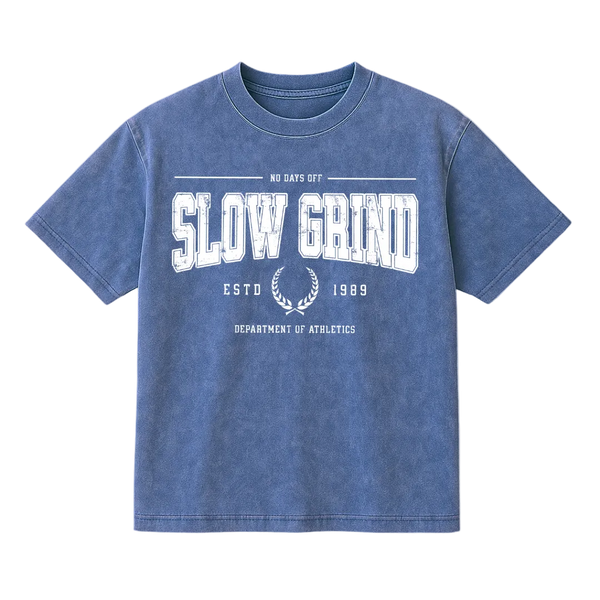 Slow Grind - Department Of Athletics - Mineral Wash T-Shirt