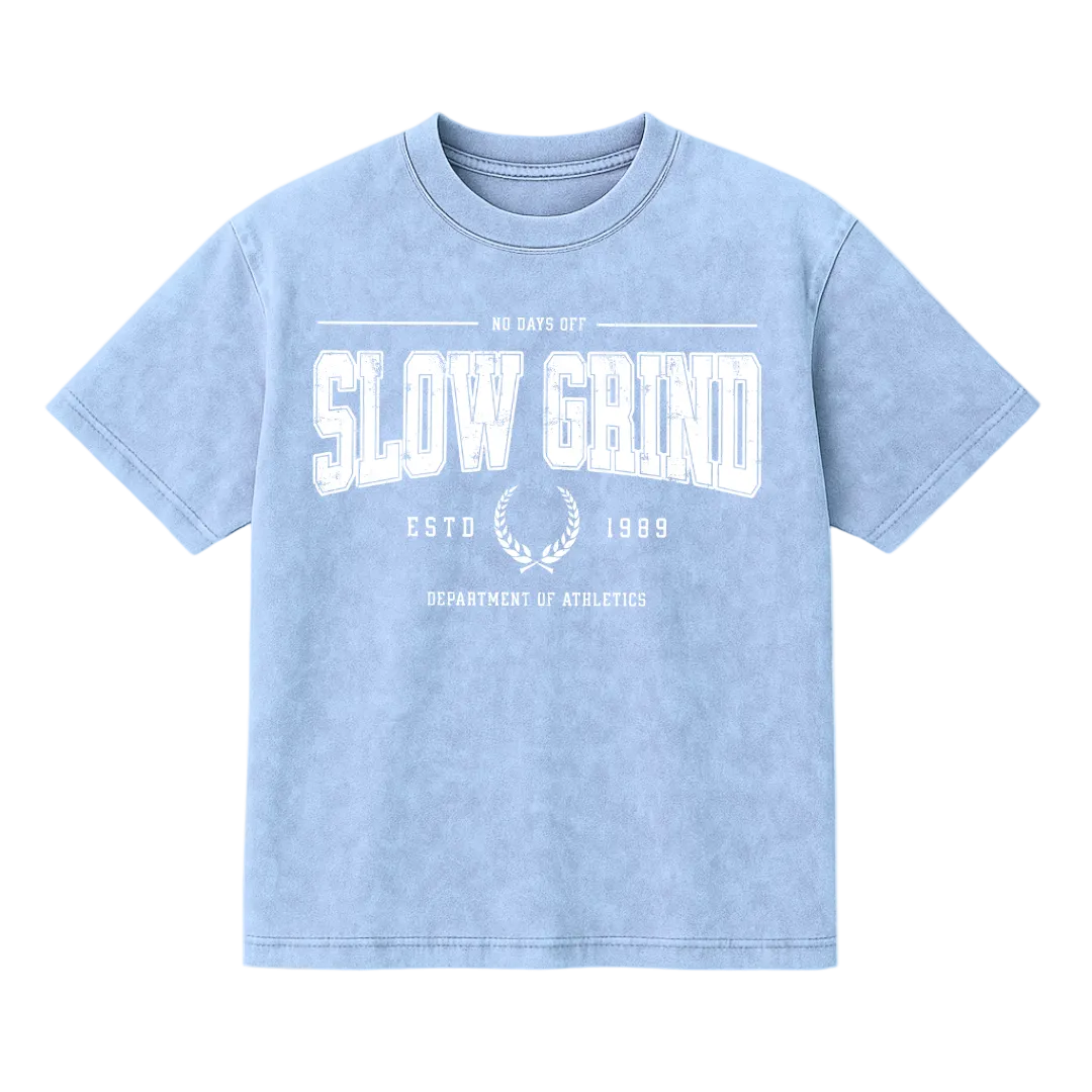 Slow Grind - Department Of Athletics - Mineral Wash T-Shirt