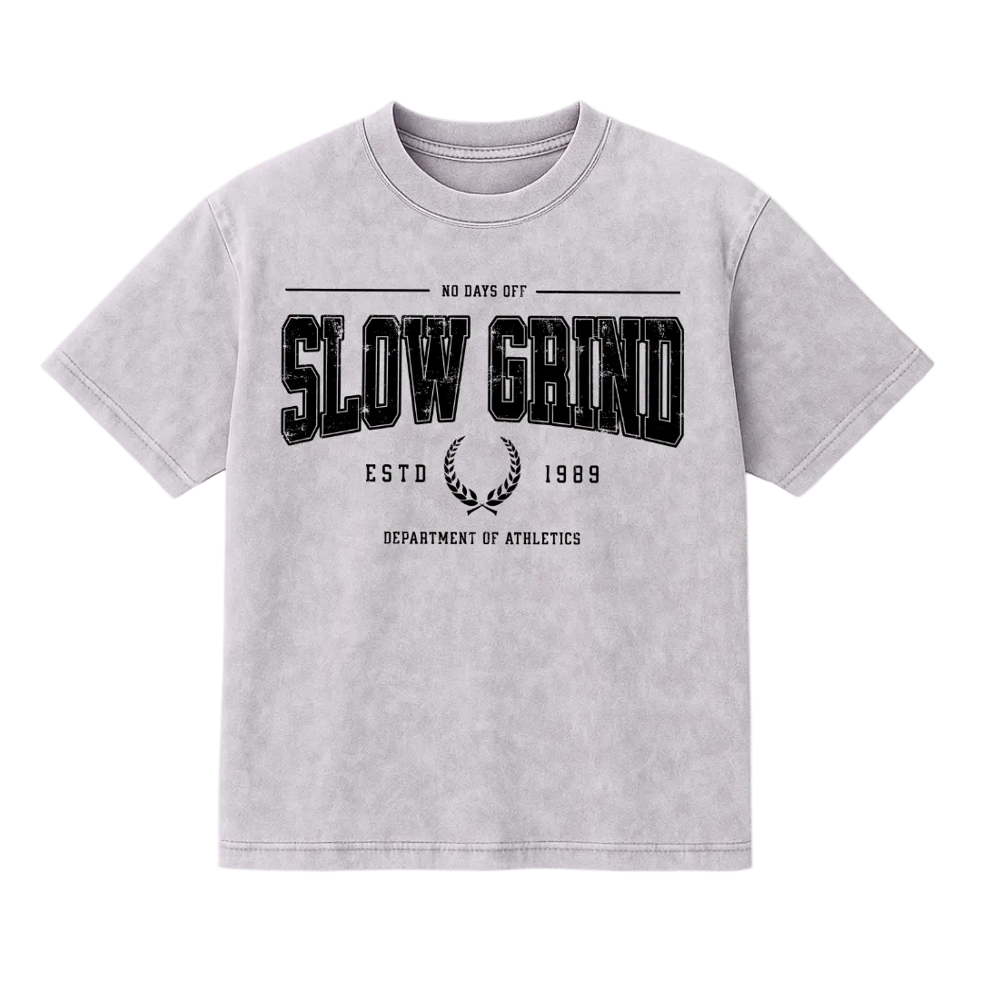 Slow Grind - Department Of Athletics - Mineral Wash T-Shirt