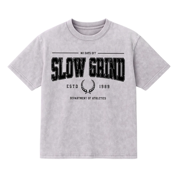 Slow Grind - Department Of Athletics - Mineral Wash T-Shirt