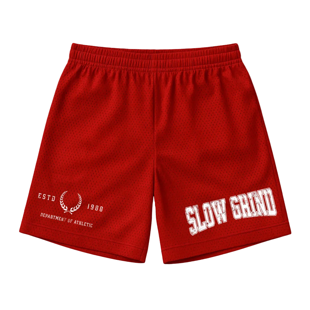 Slow Grind - Department Of Athletics - Mesh Shorts