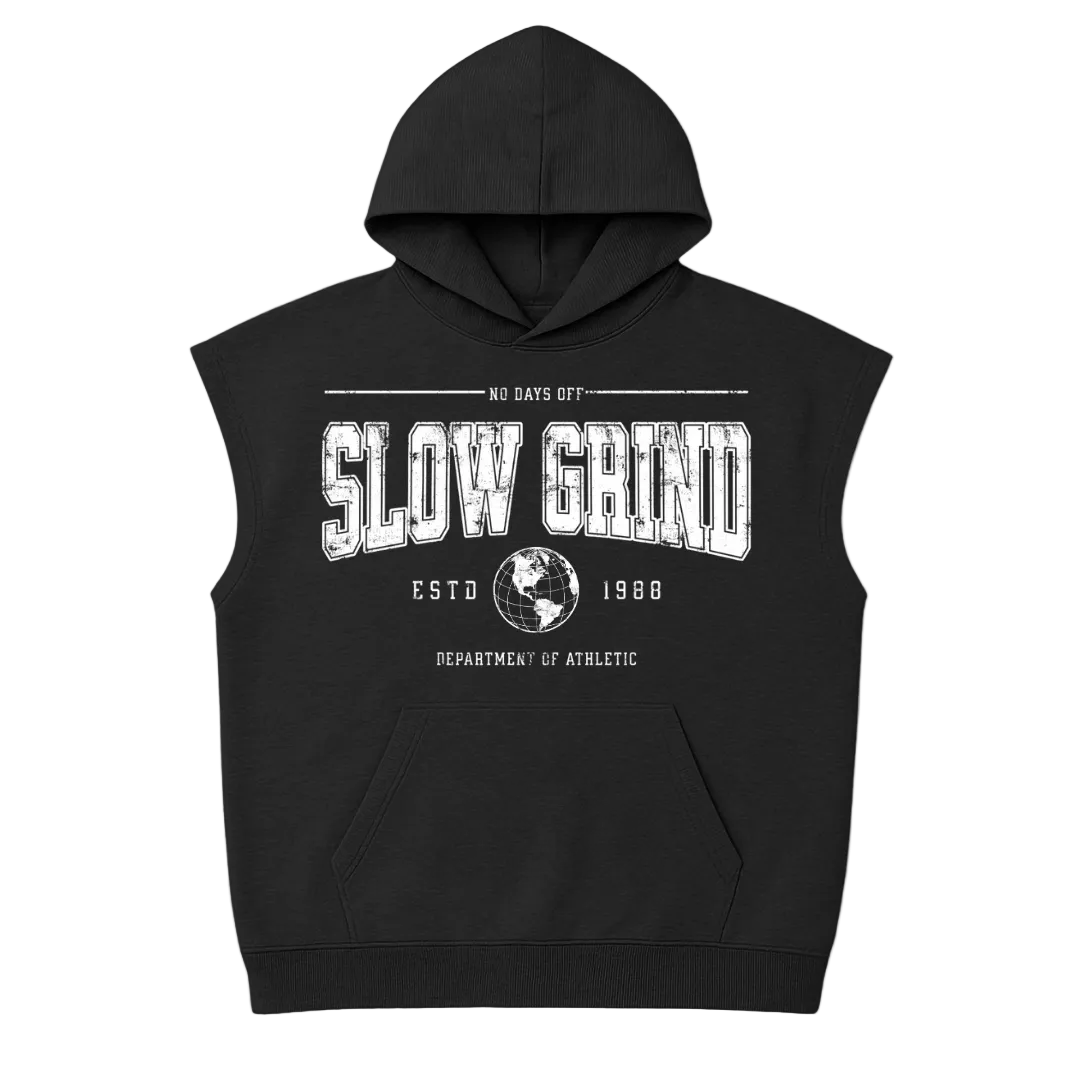 Slow Grind Sleeveless Hoodie - Department Of Athletics