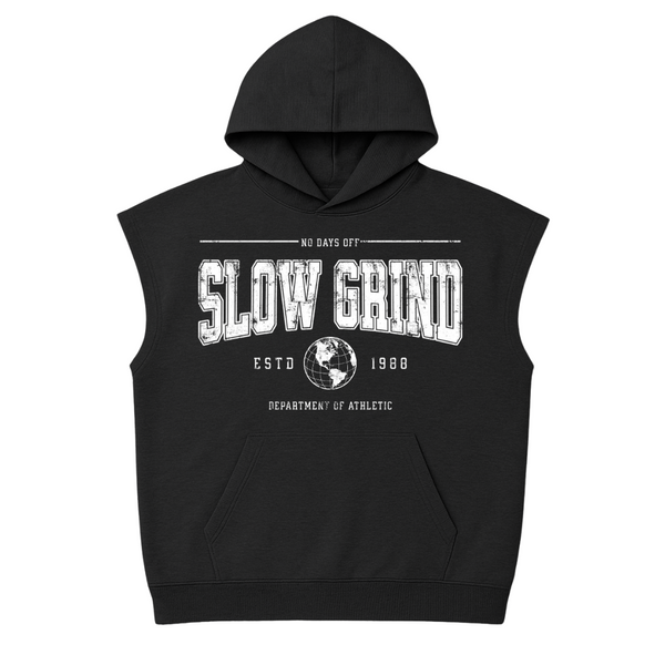 Slow Grind Sleeveless Hoodie - Department Of Athletics