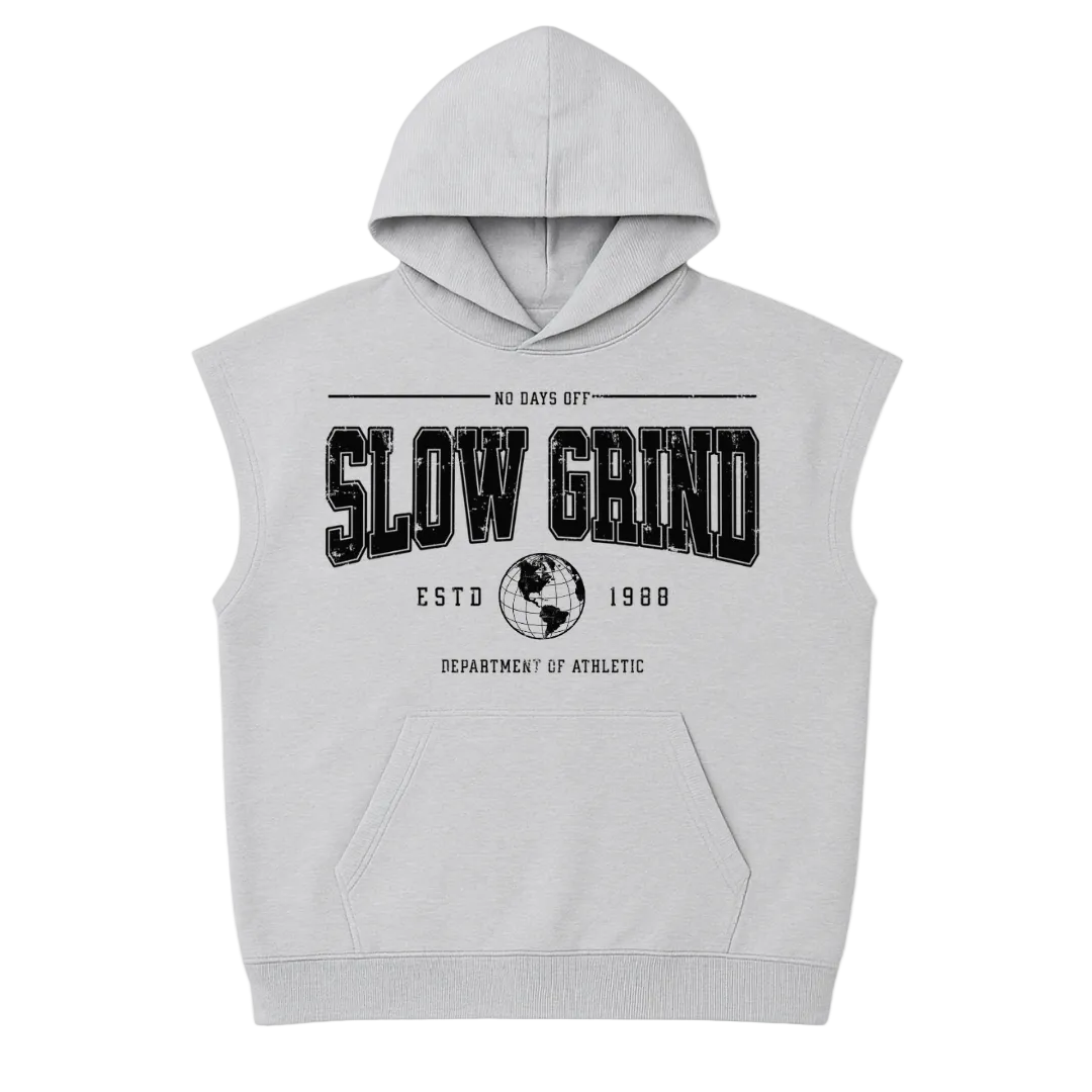 Slow Grind Sleeveless Hoodie - Department Of Athletics