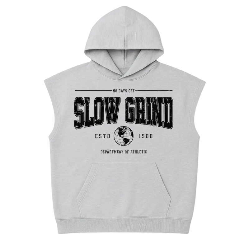 Slow Grind Sleeveless Hoodie - Department Of Athletics