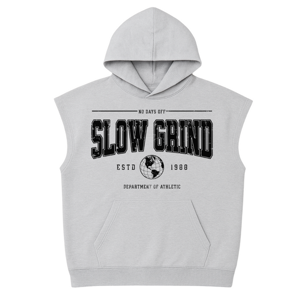 Slow Grind Sleeveless Hoodie - Department Of Athletics
