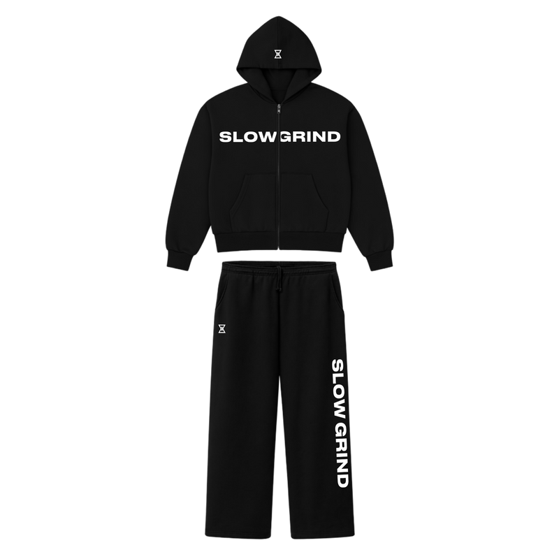 Slow Grind Zip Up Hoodie Set
