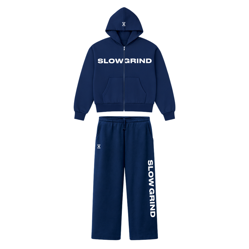 Slow Grind Zip Up Hoodie Set