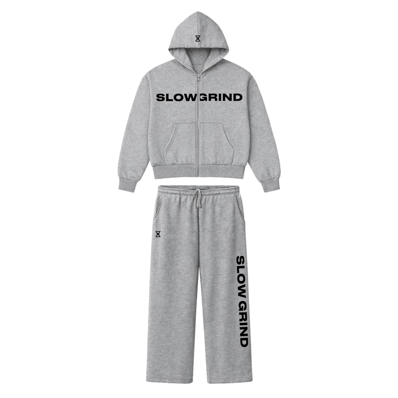Slow Grind Zip Up Hoodie Set