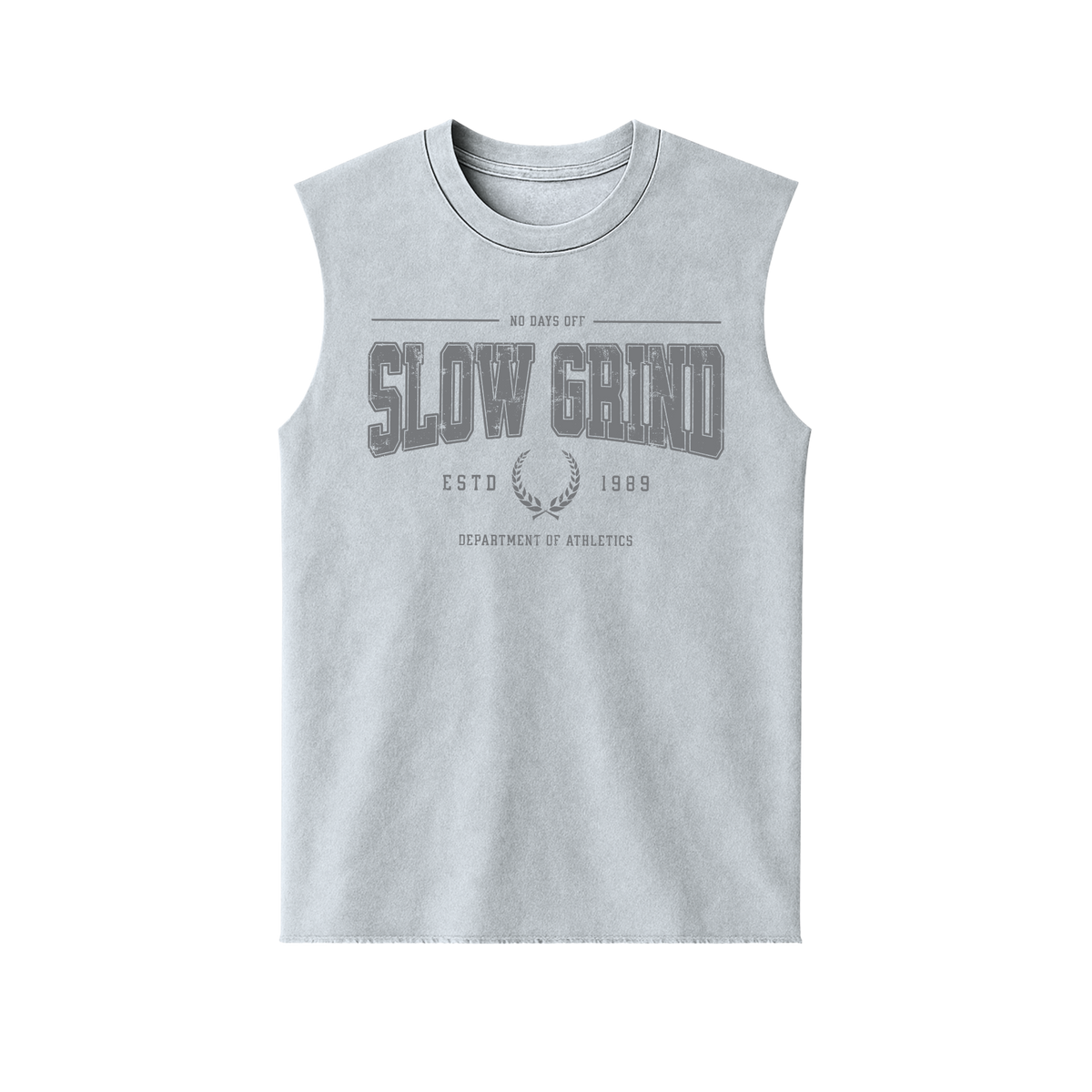 Slow Grind - Department Of Athletics - Mineral Wash Cut Off