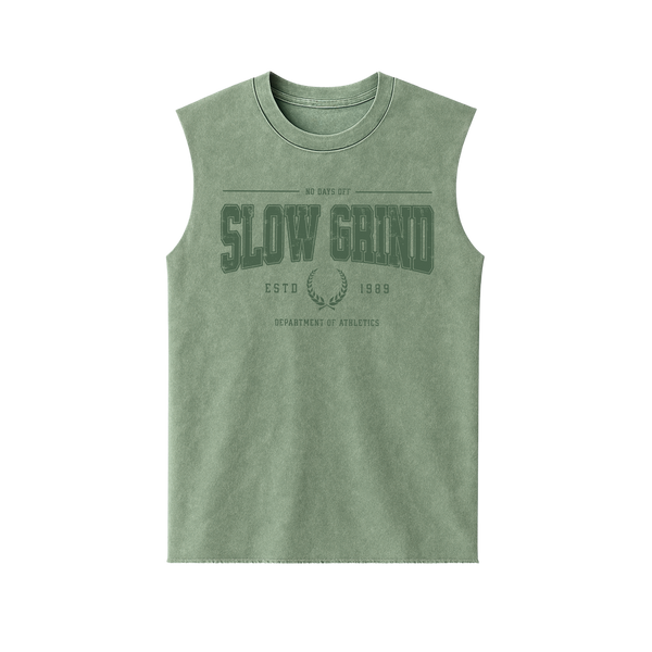 Slow Grind - Department Of Athletics - Mineral Wash Cut Off