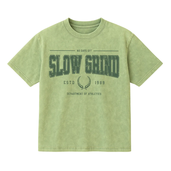 Slow Grind - Department Of Athletics - Mineral Wash T-Shirt