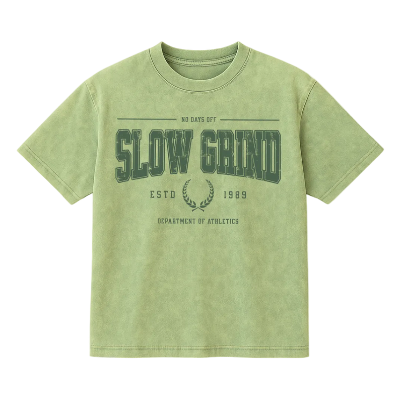 Slow Grind - Department Of Athletics - Mineral Wash T-Shirt