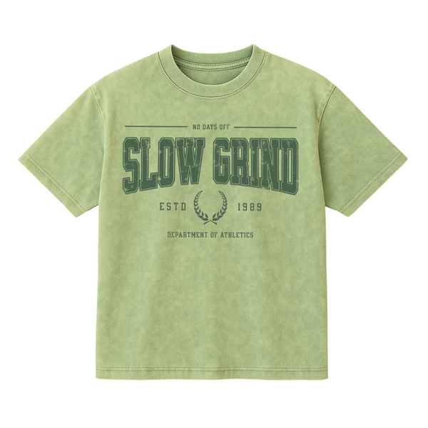 Slow Grind - Department Of Athletics - Mineral Wash T-Shirt